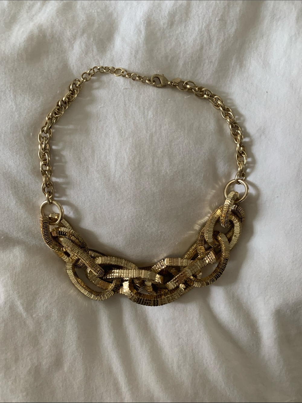 Banana Republic Gold Linked Chain Necklace